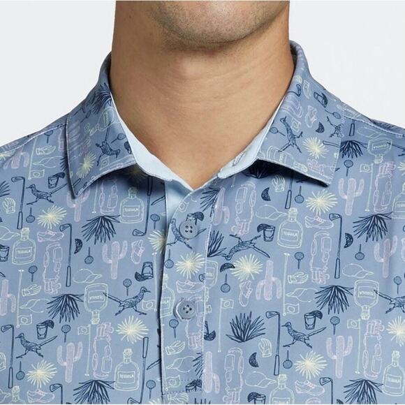 Walter Hagen “Dense Desert Convo” Polo in “Desert Gray” size Small, NWT! - Picture 5 of 12